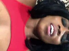 Fresh Ebony Milf Faces Italian Machine's Interracial Pounding In POV With Cumshot Finish