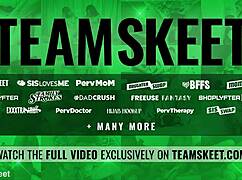 Stepson Catches Stepmom Redhead Milf Riding Huge Dildo Teasing Moaning