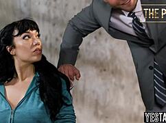 Curvy big-boobed milfs ride father-in-law cocks doggystyle to win family game prize