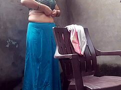 Wife's Big Tits Bounce in Outdoor Garden Bath Before Milf Pussy Reveal!