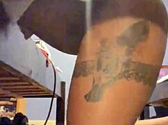 Ebony Milf's Teasing Striptease Deepthroat Preview