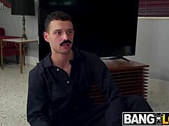 arietta spreads her perfect pink pussy wide for horny redhead action