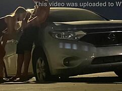 cuckold wife flashes gloryhole thrills in public catch