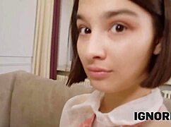 leading the horny russian tattooed university students into wild group orgy