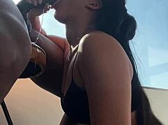 he cant hold it my mouth makes his big cock throb n explode so hard