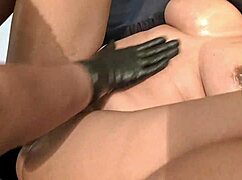 chubby girlfriend craves boyfriend's best friend pounding her swollen pussy hard.