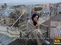 fantasy explodes! porn guy finally bangs step sis bent over doggystyle with juicy shaved pussy!