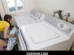 Dadraw Catalina Ossa Seduced by Stepdad's Cock to Keep Secret in Taboo Roleplay