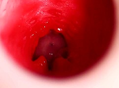 oiled redhead fuck doll filled deep with monster cock anal cumshot