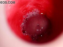 oiled redhead fuck doll filled deep with monster cock anal cumshot