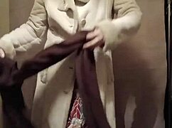 french slave striptease flashing tits sexy clothes ripped bdsm tease