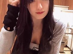 Big Tits Crossdressing Ladyboy Masturbates Quietly in Private Shoot