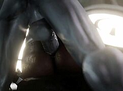 huge ass robot babe plowed deep by monster alien cock