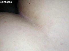 Precocious wife squirts in two minutes from hard bareback anal pounding