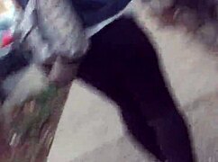 Short Girl's Phat Ass Bounces in Candid Hidden Cam