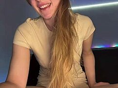 Fisting Her Tight Wet Pussy So Hard With Blonde Amateur Close-Up