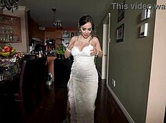 do you wanna slide inside this bride's tight dress? subscribe to vip for jerk off fun now! 👰💦🍆