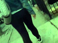 Short Girl's Phat Ass Bounces in Candid Hidden Cam