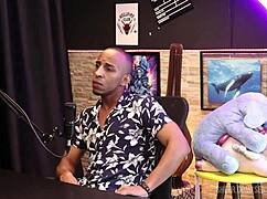 black stud's massive cock ravages sensual brazilian latina ass in sheer red lingerie casting comp