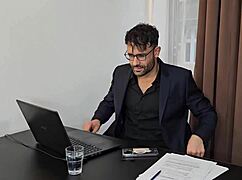 Kristina Grace Chokes on DAP, Gags on Piss from Boss and Colleague