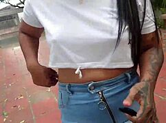 Two Naughty Lesbians Get Daring with Outdoor Park Tease Session