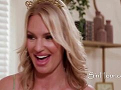 hey, these five horny cougars mistook the black pizza guy for a stripper and gangbanged him hard