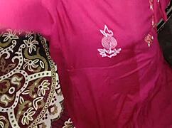 Bhabhi Devar Fuck in Bedroom with Skirt Lifted for Skinny Cock Thrusts