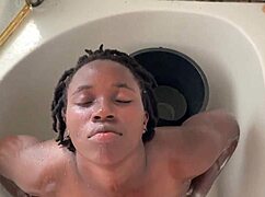 African Lesbians Worship Big Black Cock In Piss Threesome!