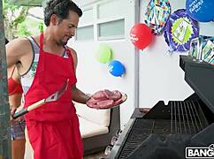 hey gianna dior strips naked for stepdad's father's day monster cock suck and fuck fest