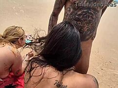 nudist beach orgy erupts with lunna geek fucking everyone wildly