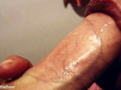 Beautiful Wet Lips Suck Cute Teasing Cock Close Up