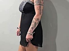 Cute Cocktease In Heels And Pantyhose Strokes Small Cock