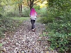 muscular guy dominates skinny teen in forest rough fucking spanking pussy creampie deepthroat cum in mouth squirting