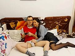 petite stepsis pussy helps stepbro lose virginity in romantic fuck