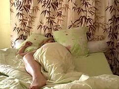Old Papy Wakes Sleeping French Blonde With Doggystyle Pounding