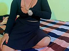 Desi teen deepthroats boyfriend's BBC rough till cum explosion!