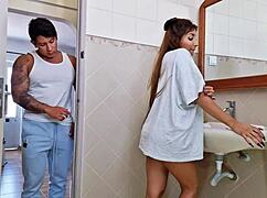 stepbro sneaks in and strips me bare at parents' house wtf