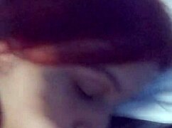 She orgasms but I keep sucking cum-covered monster cock.