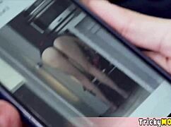 wanna see milf goddess lauren's glove handjob milking skills in the kitchen?