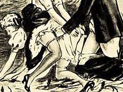 复古场景多毛骚妇古董淫戏