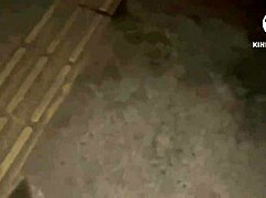 Married woman barebacks two guys on dutra walkway