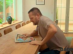 daddy hammers cheating son's girlfriend hard so we won't get caught fucking