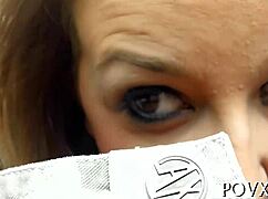 Pressley Carter rides cock hard in missionary pounding her tight wet pussy relentlessly