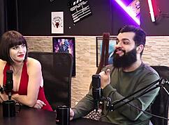 lady snow and lord kenobi's sensual cast highlights sheer red lingerie tease