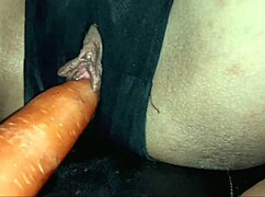 Her creamy pussy overflows during multiple rough teen orgasms