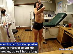 dr tampa gives blaire celeste a full university entrance physical with gaping pussy exam and toy play