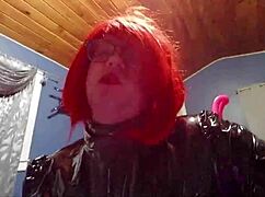 Leather-clad sub turns tables dominating with boots and toys