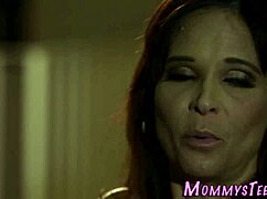 My horny heart races as milf fingers teen in taboo lick