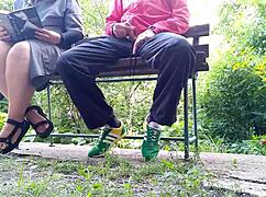 i cum hard watching my dirty mother-in-law's lustful hairy pussy tease