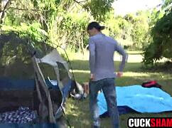 i watch my wife deepthroat stranger's cock outdoors